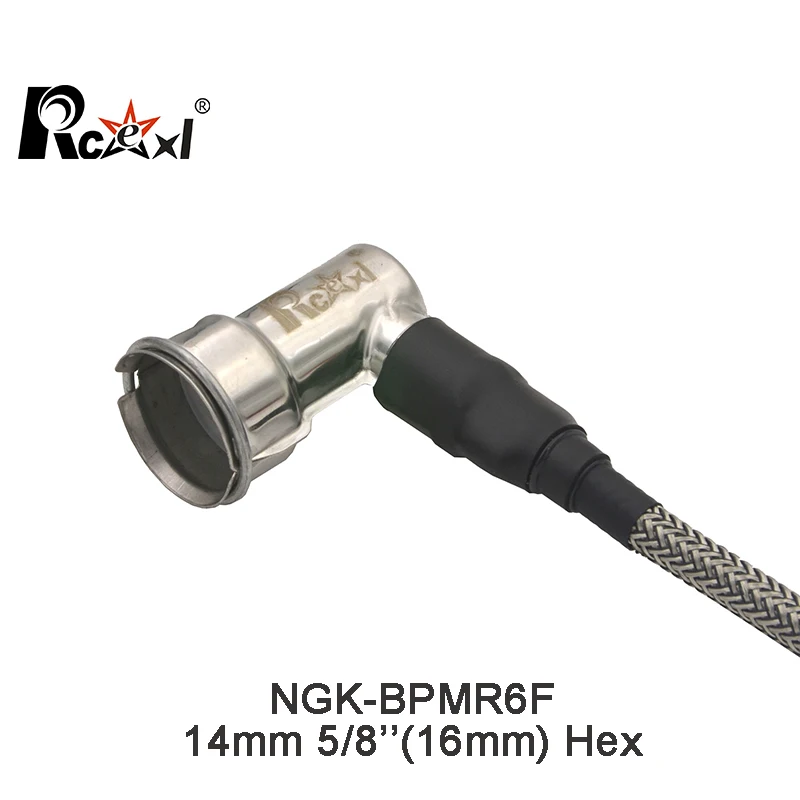 Rcexl однозажигание CDI NGK BPMR6F 14mm 5/8 ''(16 мм) Hex 90 градусов для газового бензинового