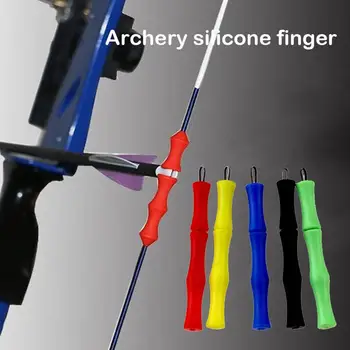 

Durable Finger Protector Bow Tool Silicone Outdoor Hunting Shooting Archery Silica Gel Rollers Anti-Skid 5 * 0.4 * 0.4cm