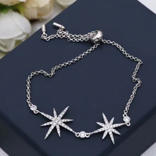 Бренд queen Lotus, модные роскошные браслеты с кубическим цирконием, браслет, Регулируемая цепочка, геометрические браслеты для женщин