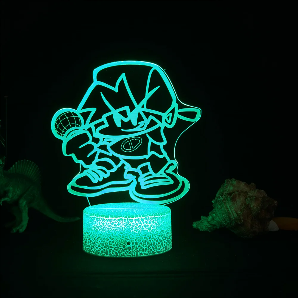 Настольная игровая фигурка Funkin для игровой комнаты светодиодсветодиодный