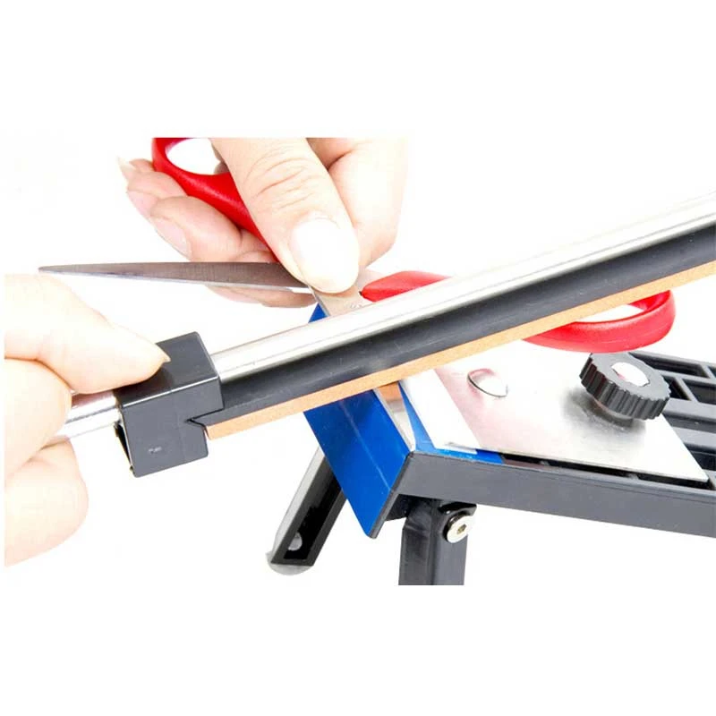 Профессиональная точилка для ножей шеф-повара, набор инструментов для заточки, фиксирующий угол, Алмазный точильный камень заточка для ножей