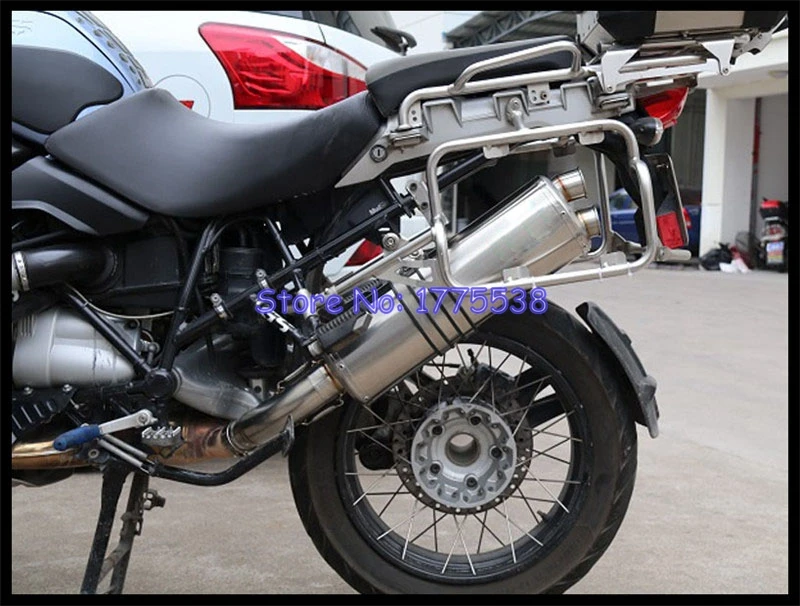 Stainless Steel for BMW R1200GS ADV 2004-2009 Motorcycle Exhaust Muffler Link Pipe Motorbike Muffler Escape Mid Pipe for R1200GS - Image 6