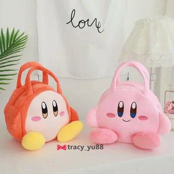 

IVYYE Kirby Star Pink Fashion Anime Plush Shoulder Bags Soft Cartoon Tote Casual Handbag Fluffy Dolls Phone Bag Lady Girls New