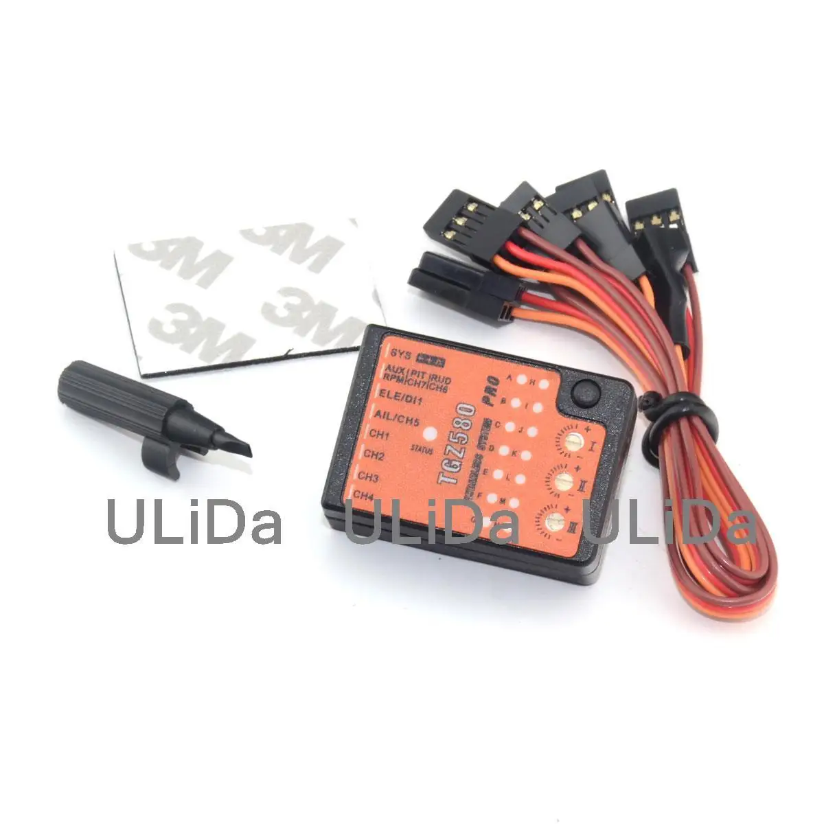 TGZ580 отношение управления 3 оси гироскопа Flybarless система для MB PLUS PRO 4 20 ALIGN T REX 450 500 600
