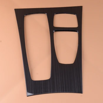 

CITALL Steel Titanium Console Gear Shift Box Panel Cover Trim fit for BMW X5 E70 X6 E71 2008 2009