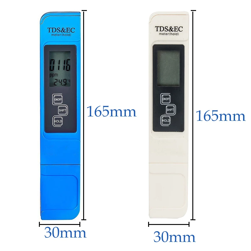 Junejour TDS, проводимость TDS и температура тестовая ручка для воды аквариум для гидропоники тест er 0-9990ppm 15