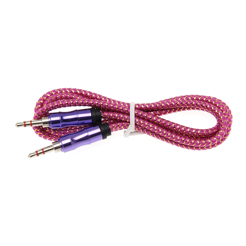 3 5mm Male to Male Stereo Jack Aux Audio Cable for Car Headphone Speaker Phone AUX Cord 1m