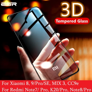 Перейти на Алиэкспресс и купить ESR защита для экрана для Xiaomi Mi 8 9 Pro SE CC9e 3D полное покрытие защита от синего излучения закаленное стекло для Redmi Note 7 8 K20 Pro