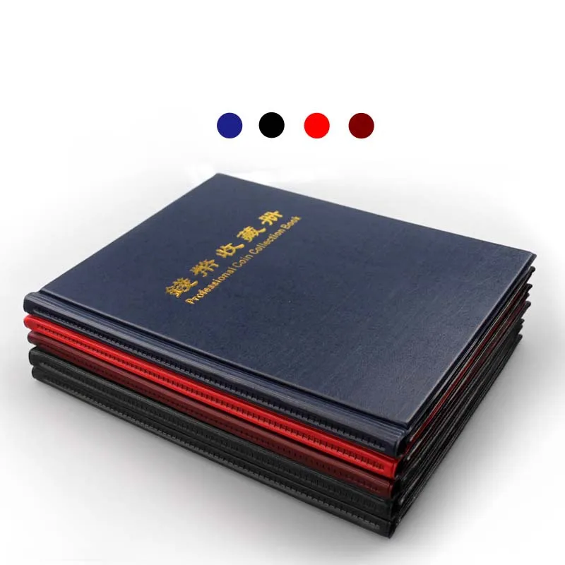 480 Pockets Coin Collection Book 20 Pages Coin Collection Holders Wire  Binding for 20/25/27/30mm Coin Stamp Currency Collection - AliExpress