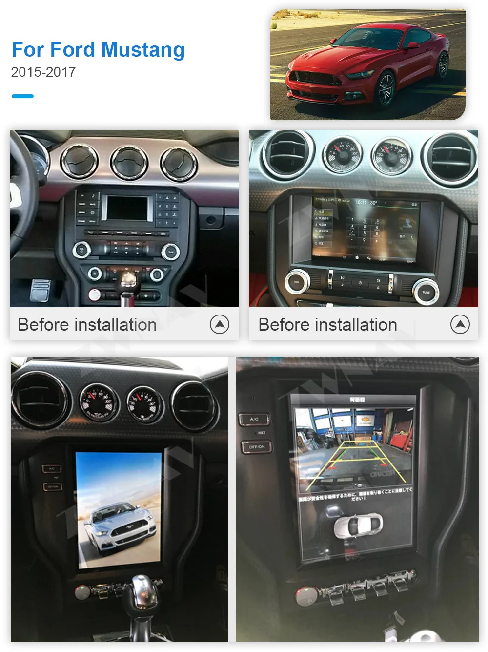 1 DIn DSP Carplay Android Screen For 