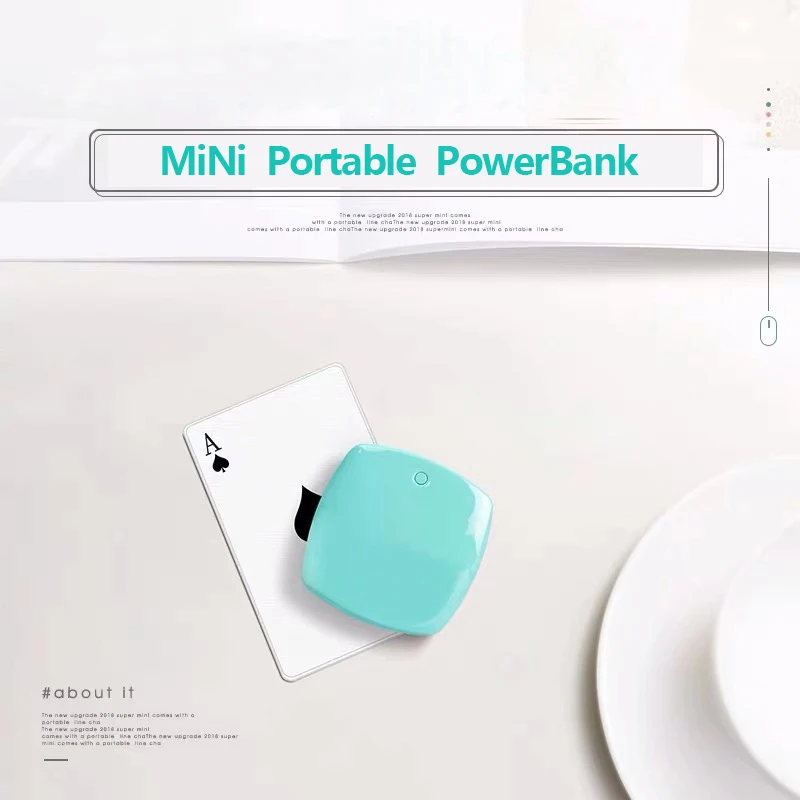 Mi ni power Bank 20000 мАч Зарядное устройство с двумя usb-портами Внешняя батарея Poverbank портативный Trust Bank телефон для iPhone 7 8 x Xiaomi mi