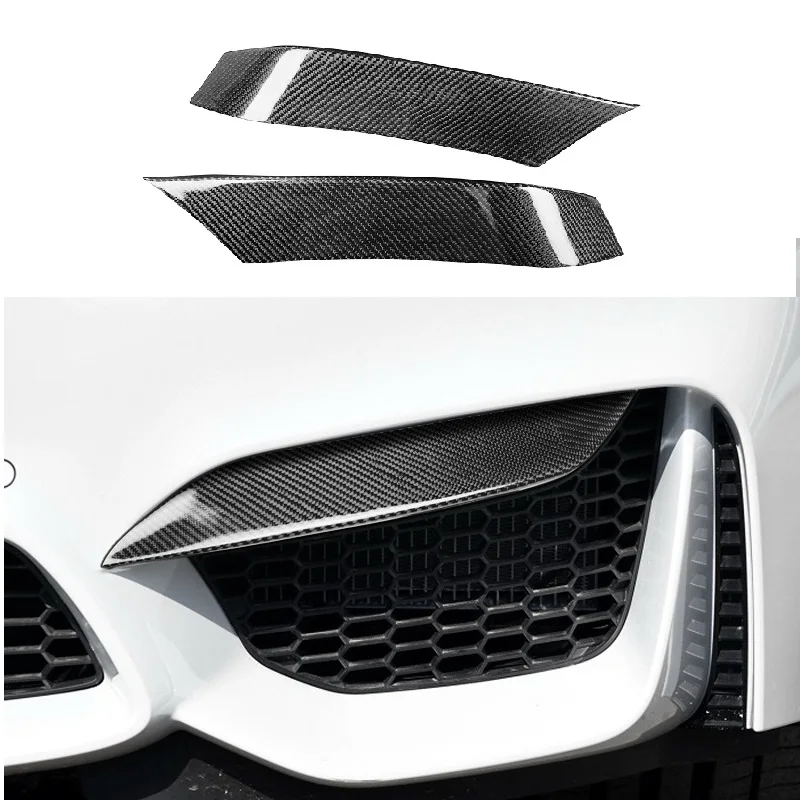 

Разветвитель переднего бампера из сухого углеродного волокна подходит для BMW F80M3 F82 F83 M4 2014-up M-performance