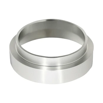 

Stainless Steel Coffee Dosing Ring Dosing Funnel Replacement Practical Easy to Use 51mm for Espresso Funnel Tool