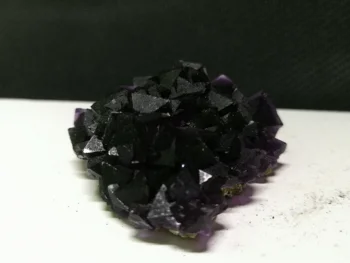 

55.3gNatural purple fluorite mineral specimen, quartz crystal, furniture ornament