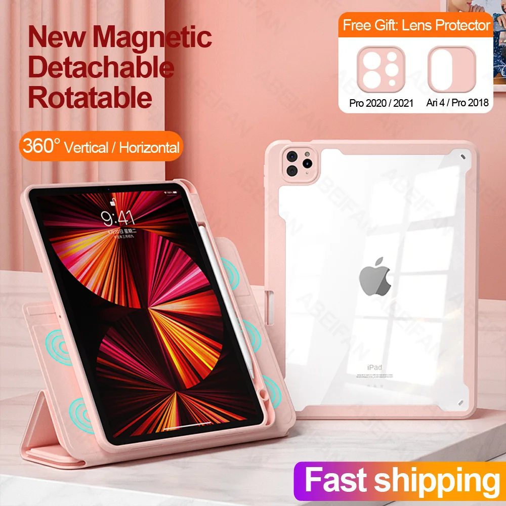 Capa para Ipad Pro 12.9 2023 m2 Capa para Ipad Air 2023 2023 10.2 Pro 11 10.5 para Ipad 7ª 8ª Geração Mini Capa