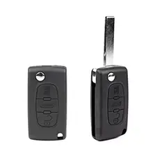 3 кнопки дистанционный ключ-брелок от машины чехол в виде ракушки для peugeot 207 307 407 308 607
