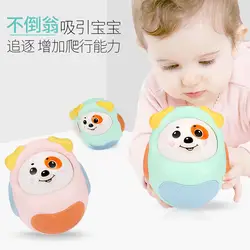 Xiang Shang упрямый кролик ребенок успокаивает игрушка-активность лицо щенок неваляшка погремушка неваляшка 0-3-6-12 месяцев