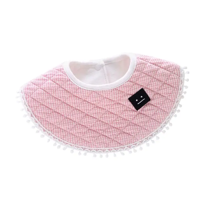 Милый Детский водонепроницаемый нагрудник с имитацией воротника; Детский фартук для обеда; мягкое слюнявчик; полотенце; не пачкается; одежда для малышей; аксессуары для еды; D08C