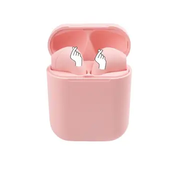 

i12TWS Audífonos Bluetooth 5.0 Inalámbrico Auriculares Mate Macaron Cascos Con Caja Auto-recargada Portátil