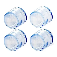 4Pcs Transparent Rubber Furniture Table Chair Leg Floor Feet Cap Cover Protector 18mm