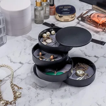 

4-Tier Tower Rings Earrings Storage Case