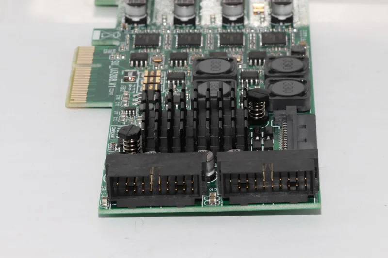 USB 3,0 PCI-E Плата расширения рейзер 8 портов USB3.0 PCI Express карта 19 Pin USB 3,0 адаптер SATA разъемы питания для серверной камеры