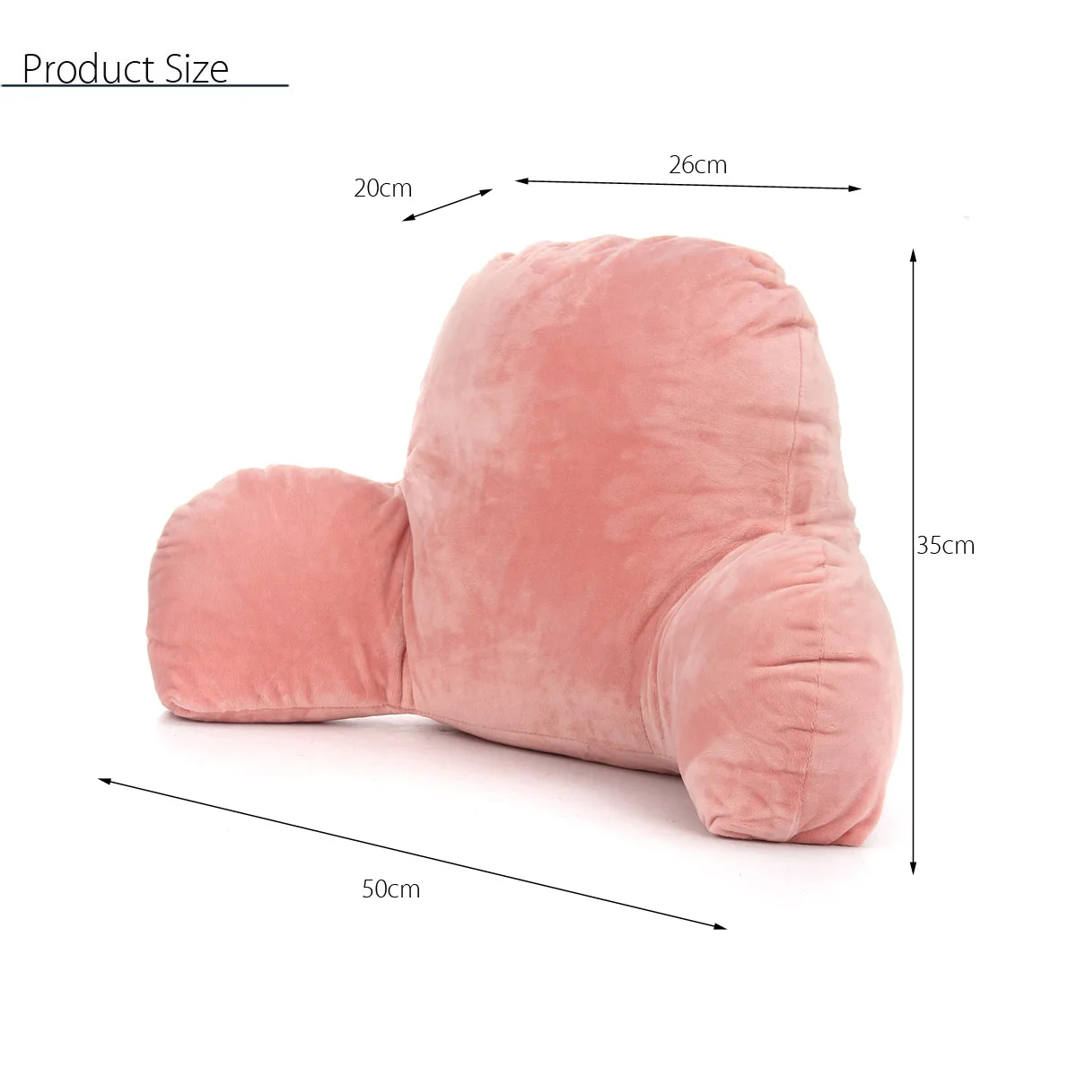 Lounger Lumbar Rest Back Pillow Cushion Bed Car Office Sofa Support Arm Stable Backrest Bedside Chair Seat Reading Pillow