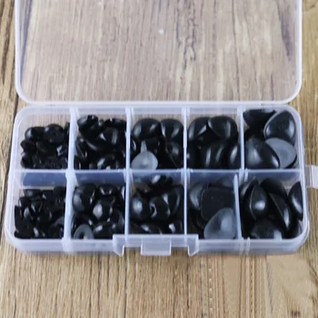 

150pcs Handcraft DIY Amigurumi Mini Puppet Crafts Safety Toys Accessories Doll Nose Kids Plastic Eyes Flat Triangle Durable