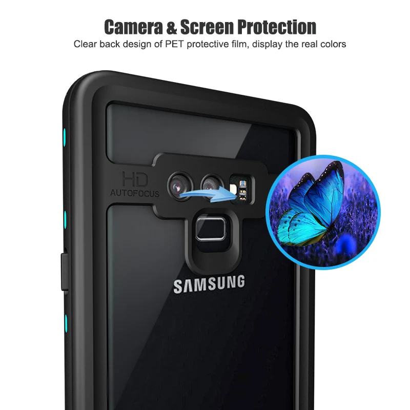 IP68 360 Full Protection Waterproof Phone Case for Samsung Note10