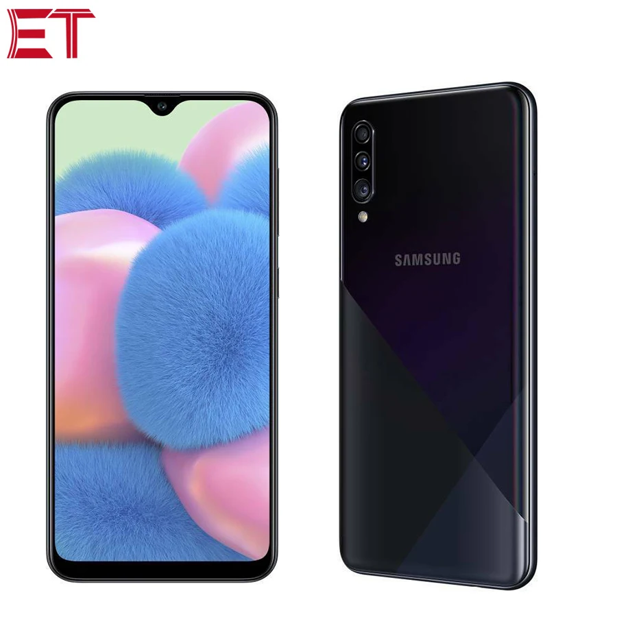 Глобальная версия samsung Galaxy A30s A307FN-DS, 4 Гб ОЗУ, 64 Гб ПЗУ, мобильный телефон, 6,4 дюйма, тройная камера заднего вида, 25мп, 8МП, 5Мп, камера с двумя sim-картами