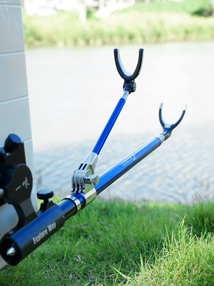 

Fishing Rod Battery Rod Holder Multi-functional Three-in-One Athletic with Accessories after Hanging Usable Fishing Chair Fishin