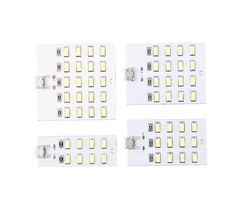 1PCS high quality 5730 smd 5V 430mA~470mA White Mirco Usb LED lighting panel USB mobile light Emergency night | Электронные