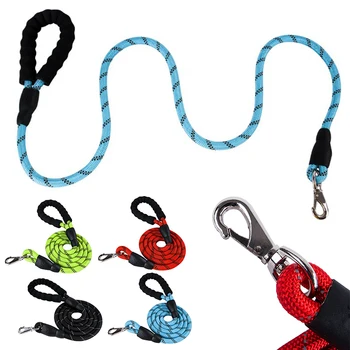 

Nylon Cat Leash Reflective Threads Dog HarnessComfortable Padded Handle Dog Collar Safe Dog Leash Cat Dog Collar Pet Supplies