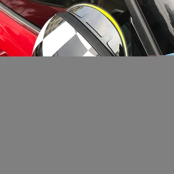 

CITALL 2pcs Rearview Mirror Rain Eyebrow Cover Trim Sun Visor Shield Fit For Mini Cooper F54 F55 F56 F57 F60