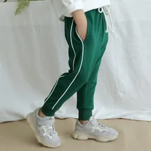 Детские спортивные штаны г., осенняя одежда Новые товары, штаны для мальчиков брюки для детей от 2 до 12 лет Детские повседневные штаны