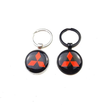 

1pcs Key Holder Gift Key chains KeyRings For Mitsubishi ASX Outlander Lancer EX Pajero Motorcycle Car Styling Accessories