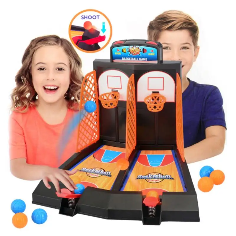 Board Game Puzzle Parent-child Interactive Game Two Finger Jection Basketball Machine Mini Table Basketball Court Table Game