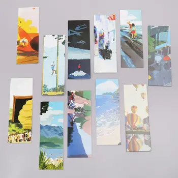 

30pcs Winter Sonata Bookmarks Paper Page Notes Label Message Card Book Marker School Supplies Stationery XXUC