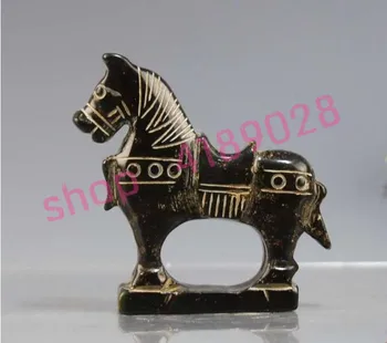 

Xiuyu, Ming, Qing and Han Dynasties, jade horses ornaments, antiques Collectibles