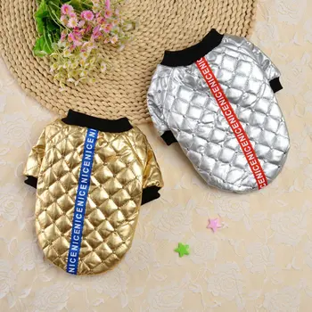 

Dog Jacket Cotton Padded Coat For Dogs Puppy Thickened Stand-up Collar Down Jacket Pets Warm Soft Autumn Winter Outfits Products