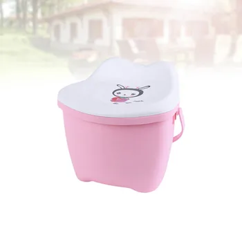 

1pc Storage Stool Durable Strong Multipurpose Handled Box Storage Seat for Daily Articles