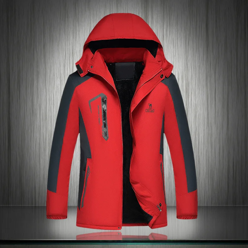 17 AliExpress, осень и зима,, мужской плюс толстый хлопковый плащ, куртка в Корейском стиле, Модная молодежная Повседневная водонепроницаемая куртка