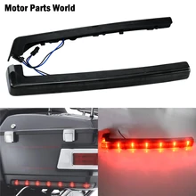 Motorcycle Smoke Tour Pak Pack Accent Side Panel LED Light For Harley Touring Road Glide Street Glide FLHR 2006 2017 2018 2019