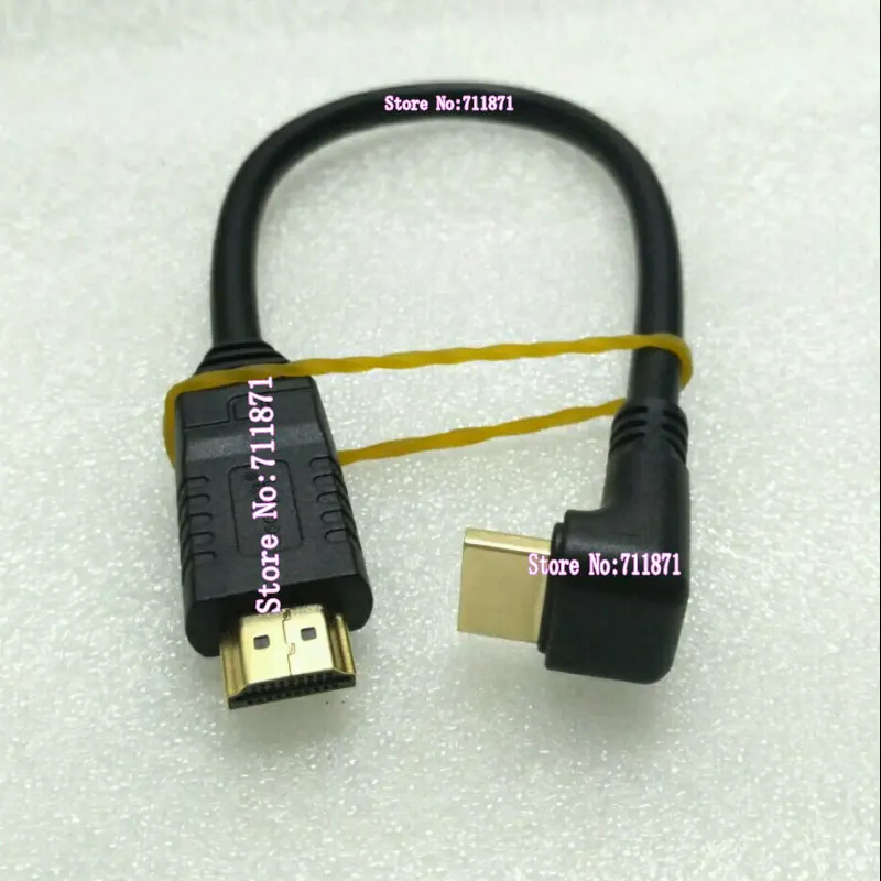 2.0 Version Right Angle Bend HDMI Cable Line Down Bend 90 Degree HDMI