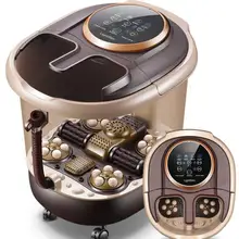 Ванна для ног артефакт для ног бытовая электрическая Массажная нагревательная ванна для ног баррель Wu Hao Yang фиолетовый с автоматической ванной для ног