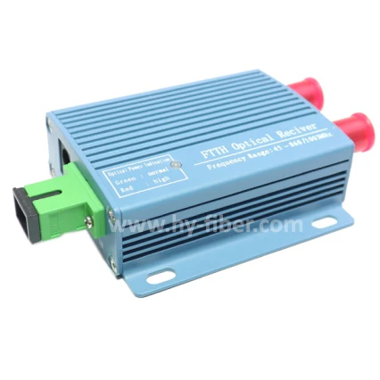 FTTH оптический приемник Triplexer Minimode CATV узел два RF порта HY 21 R33B|optical receiver catv|catv optical