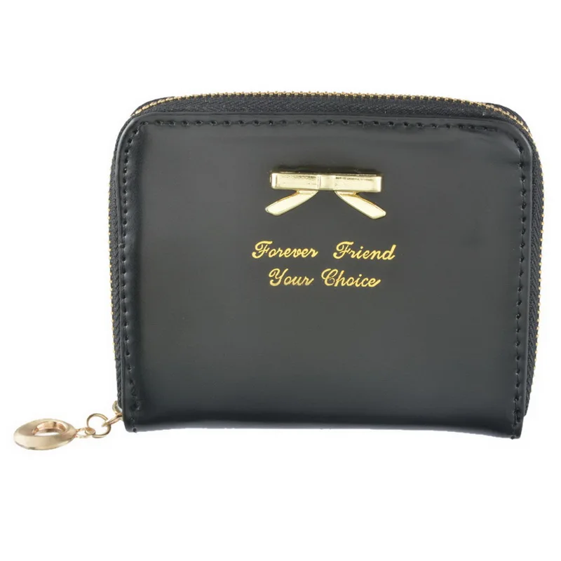 WENYUJH кошелек бумажник с бантиком женские милые короткие держатели для кошельков женская сумка для денег Kawaii сумка для леди портативный маленький бант для девочек