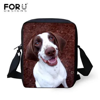 

FORUDESIGNS Cool Animal School Bag For Little Girls 3D Dachshund Dog Children Shoulder Mini Schoolbag Mochilas Women Bags