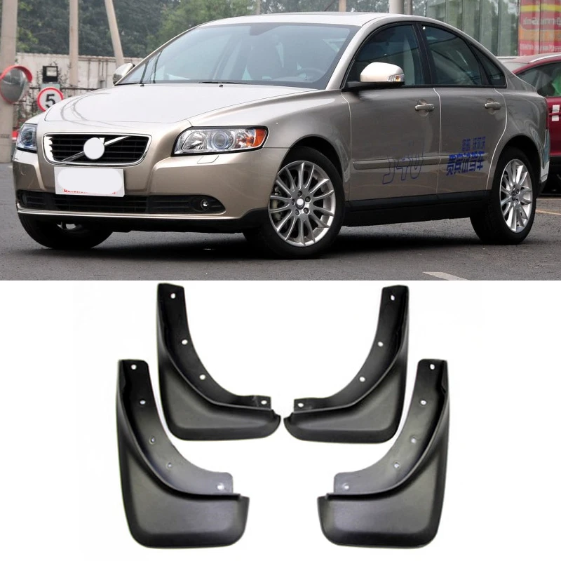 4 шт. автоматические Брызговики, пригодные для VOLVO S40 2008 2009 2010- Брызговики крыло осветительные аксессуары