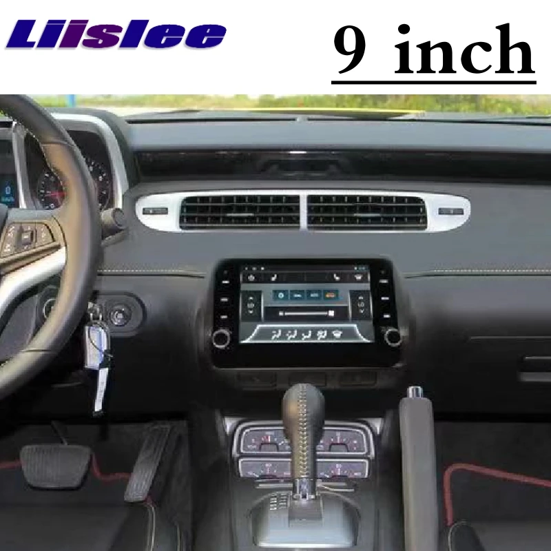 Для Chevrolet Comaro 2009~ 9 дюймовый экран LiisLee Автомобильный мультимедийный плеер с давлением в шинах gps аудио радио навигация NAVI